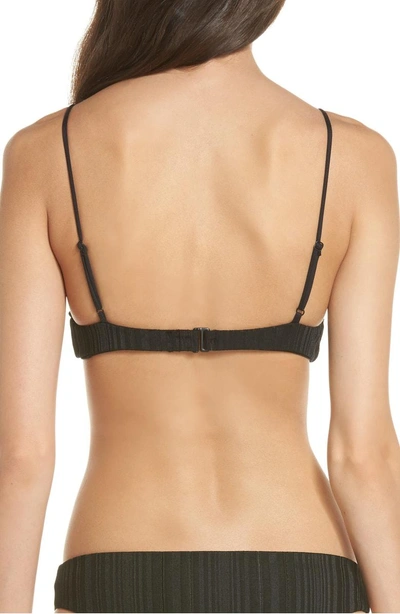 Shop Tavik Nahla Bikini Top In Black