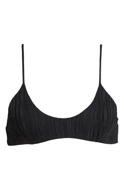 Shop Tavik Nahla Bikini Top In Black