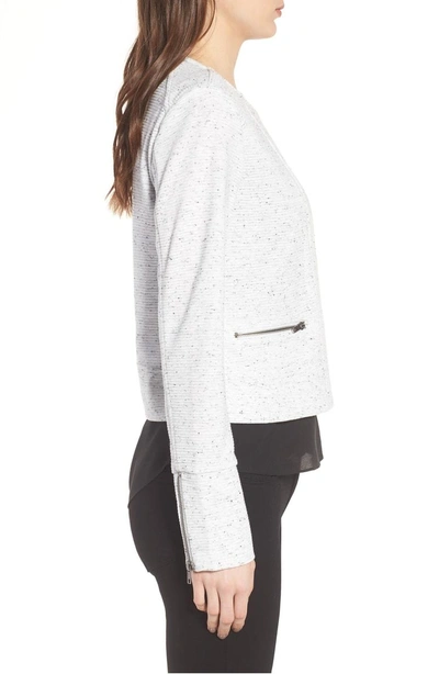 Shop Cupcakes And Cashmere Algona Collarless Jacket In Ivory