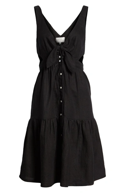 Shop Mcguire Palizzi Cutout Tie Front Dress In Black