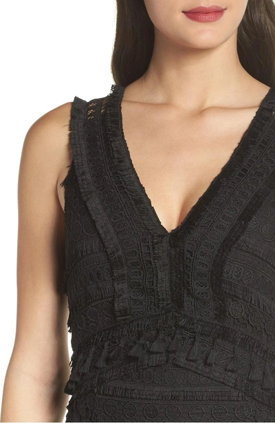 Shop Sam Edelman Lace Sheath Dress In Black