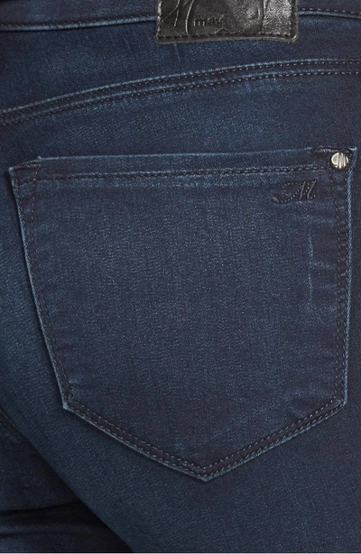 Shop Mavi Jeans 'peace' Stretch Flare Leg Jeans In Midnight Tribeca