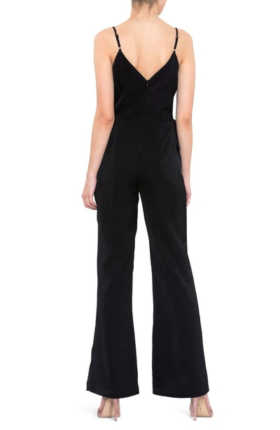Shop Harlyn Button Detail Jumpsuit In Black