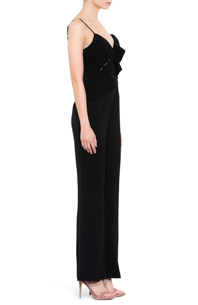 Shop Harlyn Button Detail Jumpsuit In Black