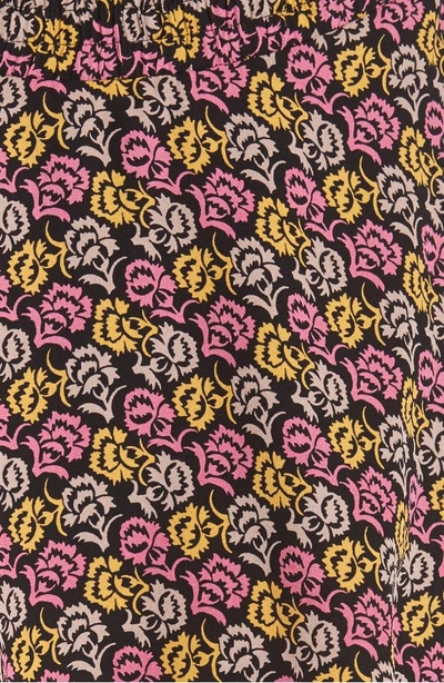 Shop A.l.c Titus Print Silk Tiered Maxi Dress In Pink Multi