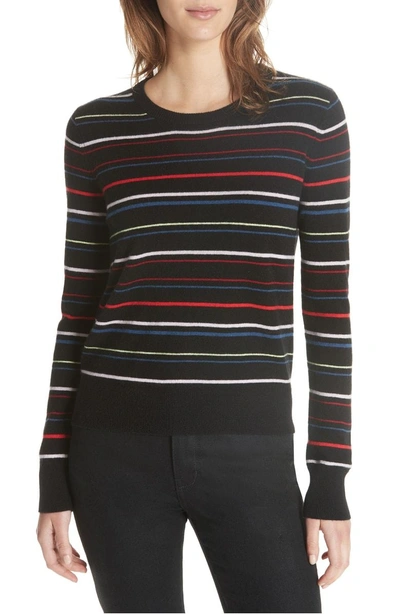 Shop Equipment Shirley Stripe Sweater In Black Multi