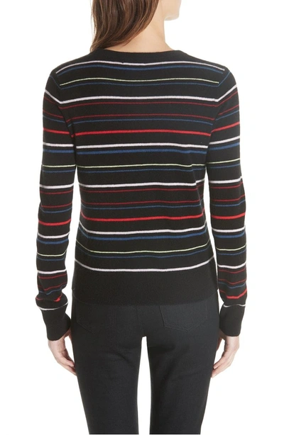 Shop Equipment Shirley Stripe Sweater In Black Multi