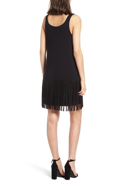 Shop Bailey44 Dead Or Alive Fringe Tank Dress In Black