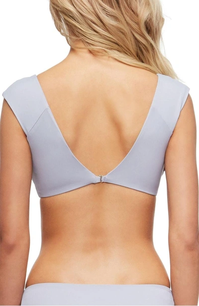 Shop Tavik Alchemy Bikini Top In Lilac Grey