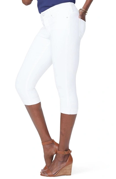 Shop Nydj Marilyn Crop Jeans In Optic White