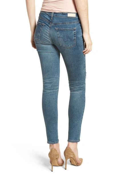 Shop Ag The Legging Ankle Super Skinny Jeans In 13 Years Pacifica Destructed