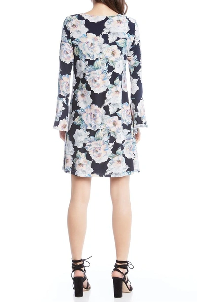 Shop Karen Kane Taylor Bell Sleeve Dress In Floral