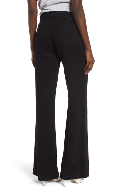 Shop Hudson Nico Flare Trouser Jeans In Black