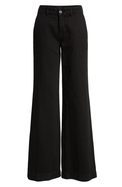 Shop Hudson Nico Flare Trouser Jeans In Black