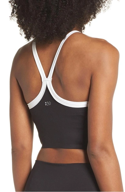 Shop Splits59 Lincoln Bralette Sports Bra In Black/ Off White