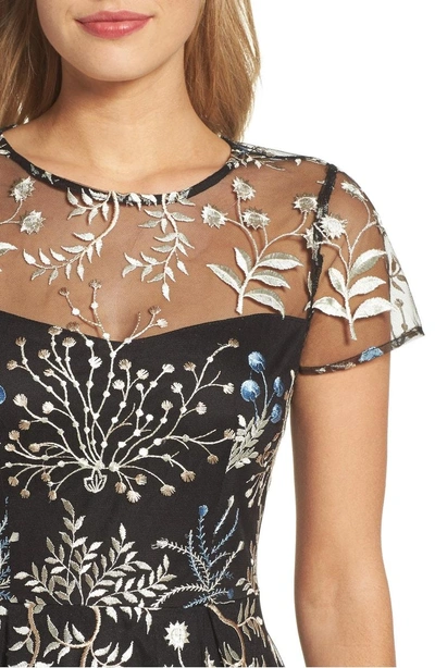 Adrianna papell ethereal fit & sale flare dress