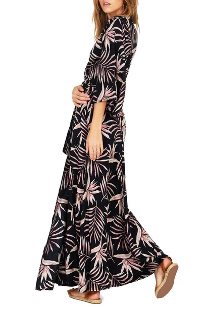 Shop Amuse Society Isle Of Love Wrap Dress In Black