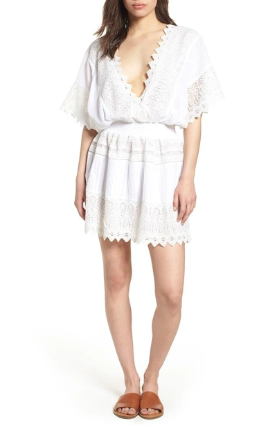 Shop Kas New York Rosa Lace Minidress In White