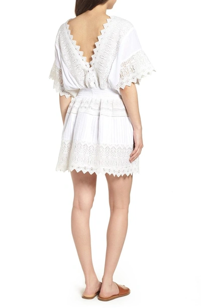 Shop Kas New York Rosa Lace Minidress In White