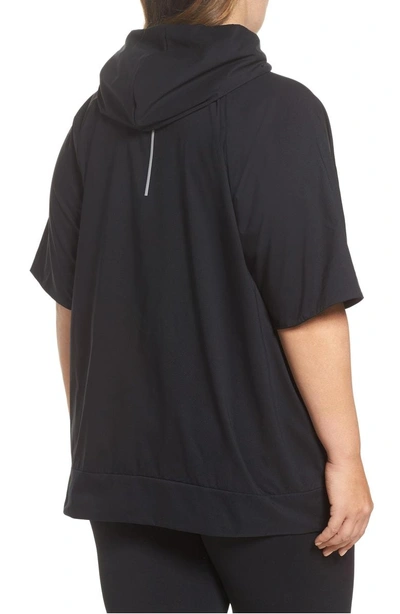 Shop Nike Flex Hooded Running Jacket In Black
