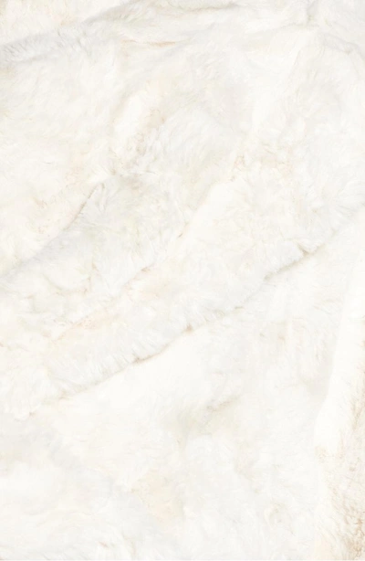 Eliza J Faux Fur Stole In Ivory
