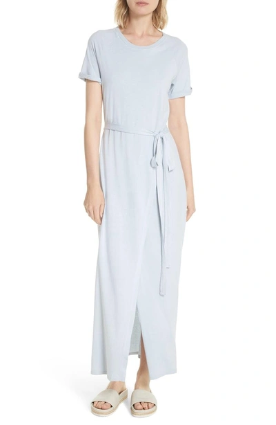 Shop Elizabeth And James Welles Pigment Dyed Dress In Cloud