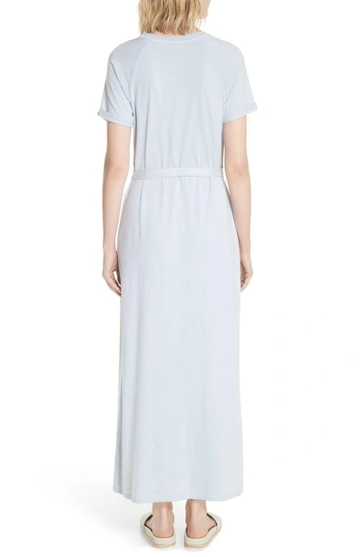 Shop Elizabeth And James Welles Pigment Dyed Dress In Cloud