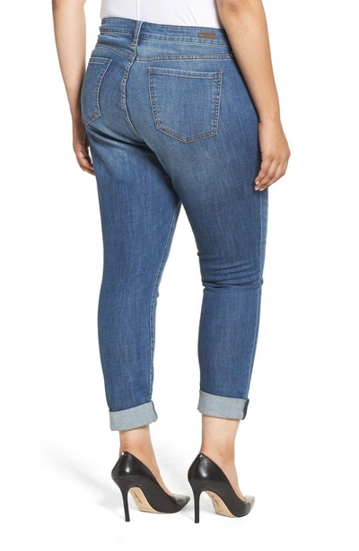Shop Kut From The Kloth Catherine Boyfriend Jeans In Fervent W/ Antique Base Wash