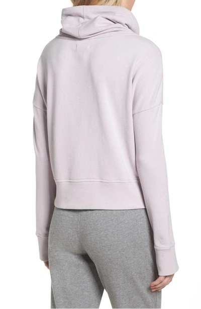 Shop Ugg Miya Funnel Neck Sweatshirt In Lavender Fog