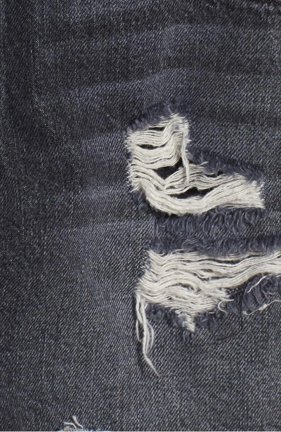 Shop Hudson Sade Lace-up Cutoff Denim Shorts In Mercury