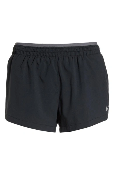 Shop Nike Flex 3-inch Inseam Running Shorts In Black/ Gunsmoke