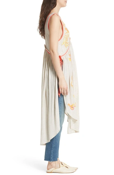 Shop Free People Summer Lovin' Embroidered Tunic In Neutral