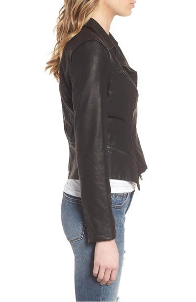 Shop Blanknyc Faux Leather Moto Jacket In Black