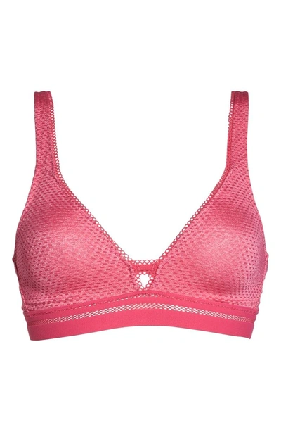 Shop B.tempt'd By Wacoal Spectator Triangle Bralette In Pink Peacock