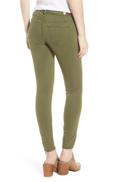 Shop Ag 'the Legging' Ankle Jeans In Sulfur Olive Grove