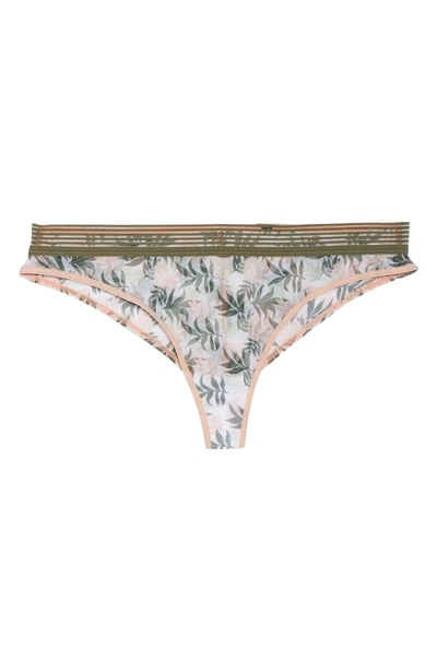 Shop Passionata By Chantelle Tanga In Print Leaves