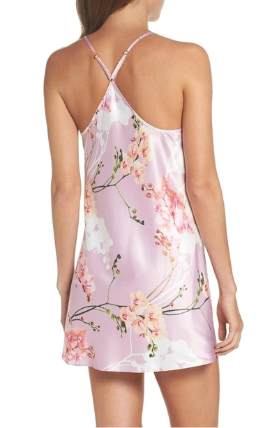 Shop Flora Nikrooz Charmeuse Chemise In Mulberry