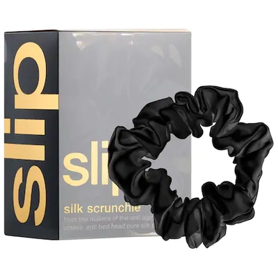 Shop Slip Large Silk™ Scrunchies Black