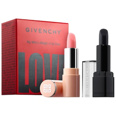 Shop Givenchy Mini Magic Lip Duo Set Perfect Pink/ Noir Révélateur 2 X 0.004 oz/ 1.2 G
