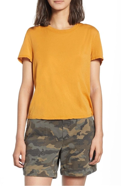 Shop James Perse Feather Vintage Tee In Trophy