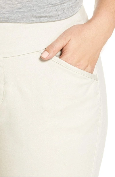 Shop Jag Jeans Ainsley Pull-on Bermuda Shorts In Stone