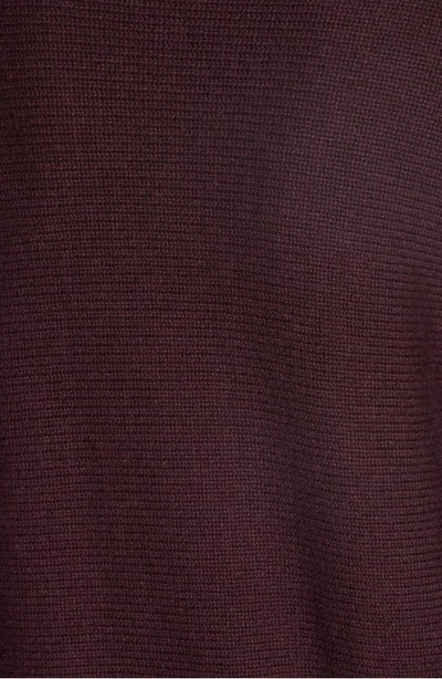 Shop Givenchy Cashmere Cape Sweater In Burgundy