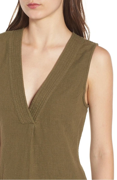 Ag Melissa Dress In Olive Grove