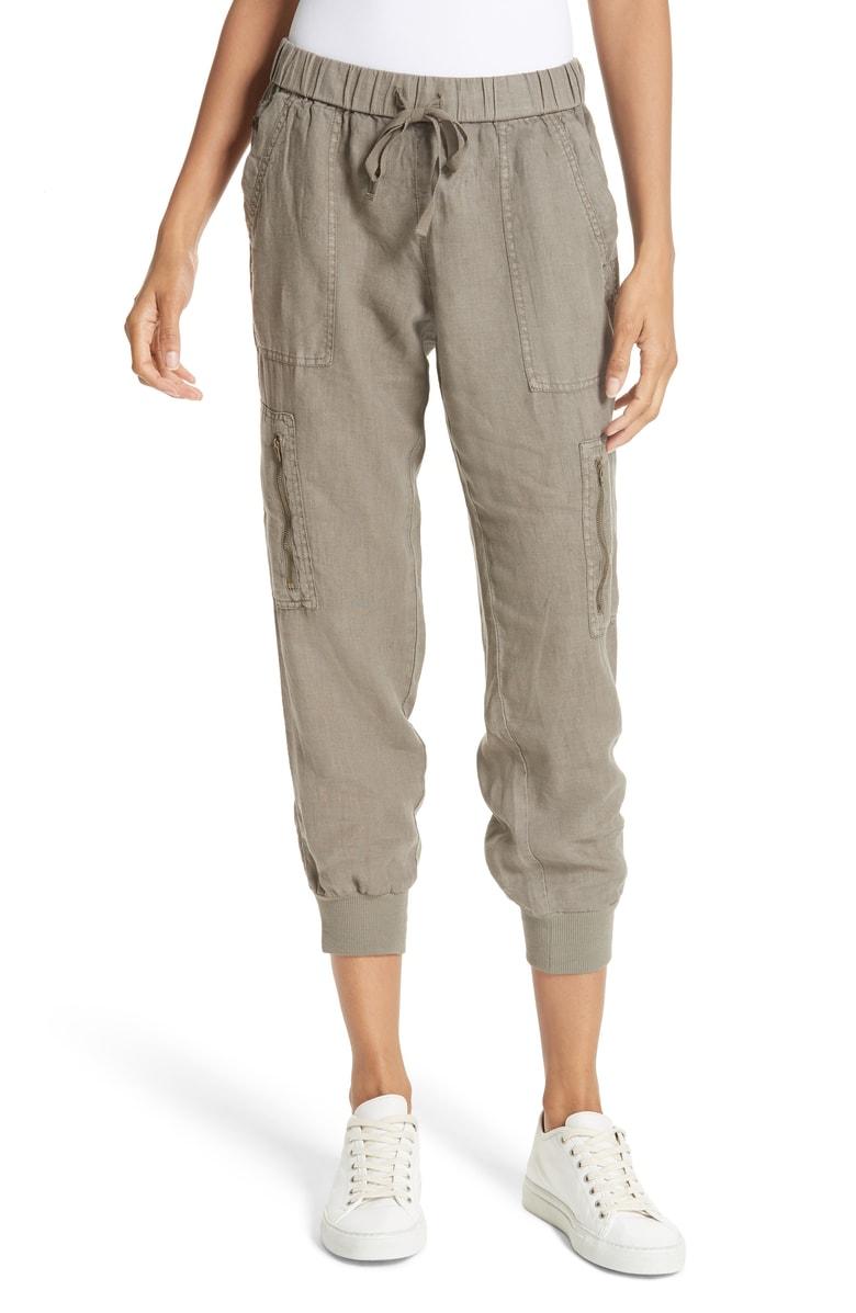 jogger linen pants