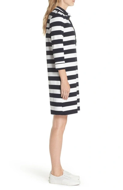 Shop Leota Ari Rugby Shirtdress In Rugby Stripe