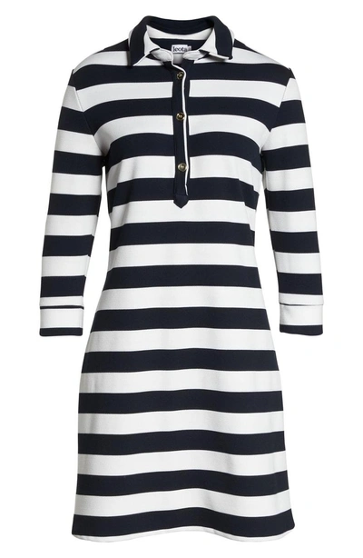 Shop Leota Ari Rugby Shirtdress In Rugby Stripe