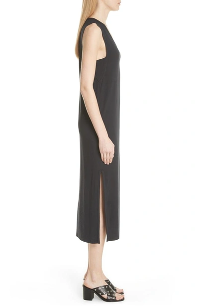 Shop Rag & Bone Phoenix Vee Muscle T-shirt Dress In Black