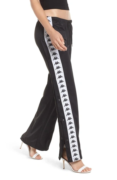 Shop Kappa Banda Astoria Side Snap Track Pants In Black