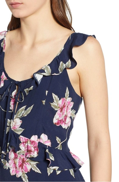 Shop Cupcakes And Cashmere Loraine Floral Dress In Ink