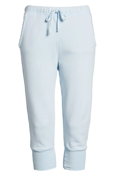 Shop Frank & Eileen Tee Lab Crop Sweatpants In Mali-blue